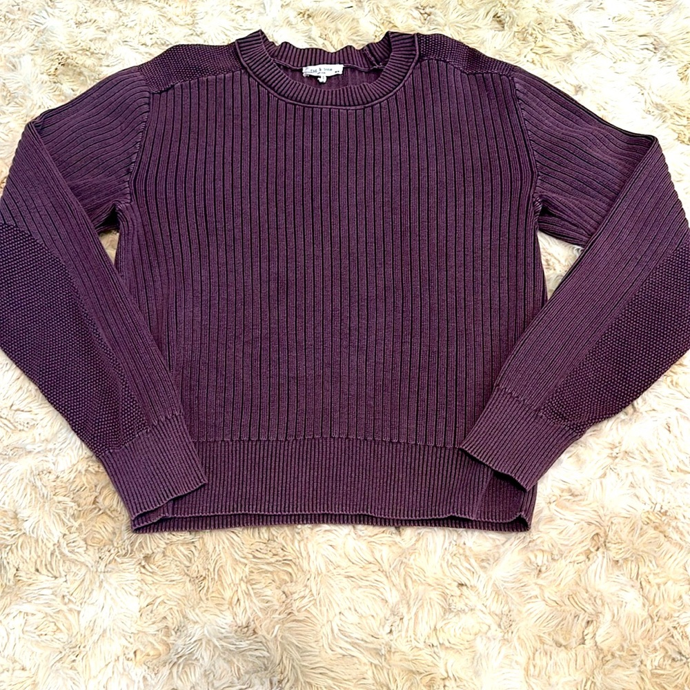 rag & bone Stylish Purple Sweater